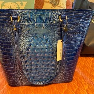 Brahmin Medium Tote Vista Blue